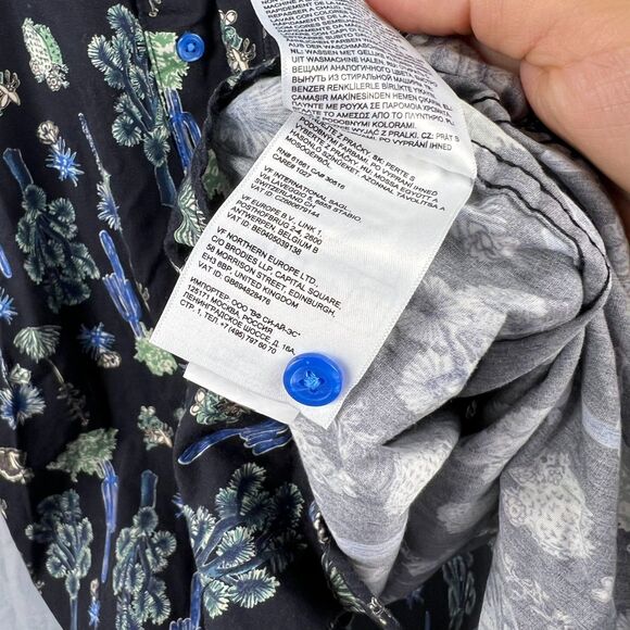 The North Face Men's 100% Cotton Bay trail Button Down Shirt Size L - Picture 5 of 7